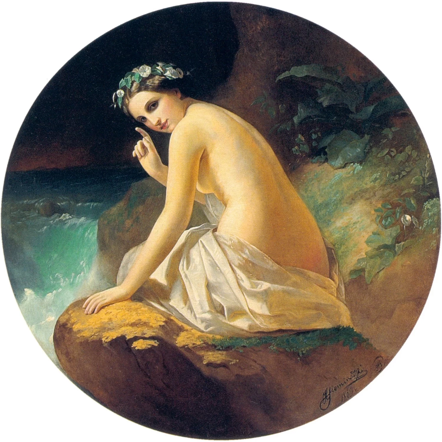 Henryk Siemiradzki - Ninfa, Galleria d'arte nazionale di Leopoli